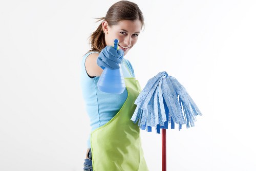 Professional office cleaning in a Clapham workplace