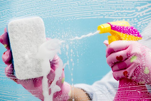 A cleaner reviewing a service complaint process