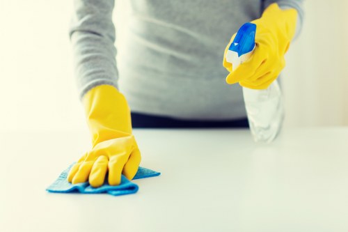 Accessible service information page for Cleaners Clapham with inclusive design features