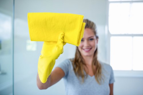 PCI compliant Cleaners Clapham payment process with protected details