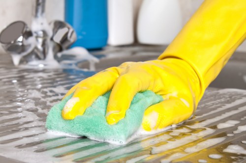 Low-carbon vans used by Cleaners Clapham for greener operations